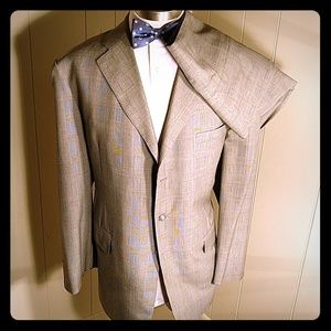 Bespoke Super 150's LanaCashmere Windowpane 🏆 HP